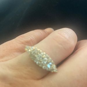 1920 vintage diamond ring 18 k